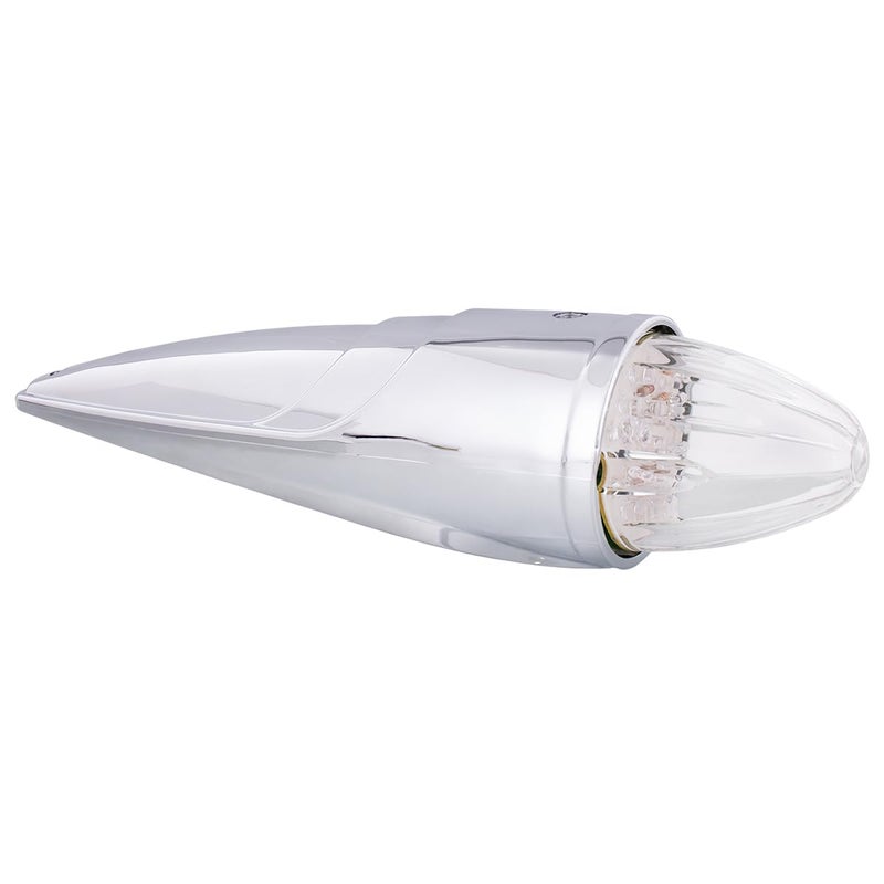 United Pacific 39963 19LED Polycarbonate Watermelon Lens Cab Light Kit, Grakon 1000 Style, Plastic Construction â€“ Amber LED/Clear Lens â€“ ONE Unit - Image 2
